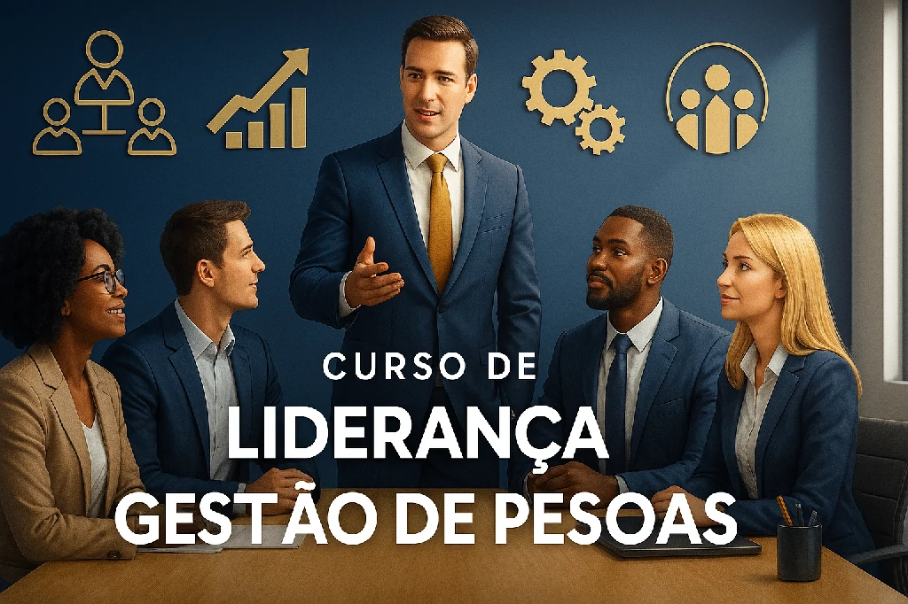 Capa do curso LIDERANÇA E GESTÃO DE PESSOAS